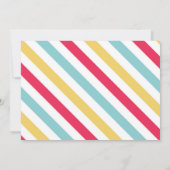 アイスクリームバースデーパーティーアイスクリームトラック誕生日 招待状 (裏面)