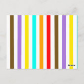 アイスクリームバースデーパーティー招待状 ポストカード (裏面)