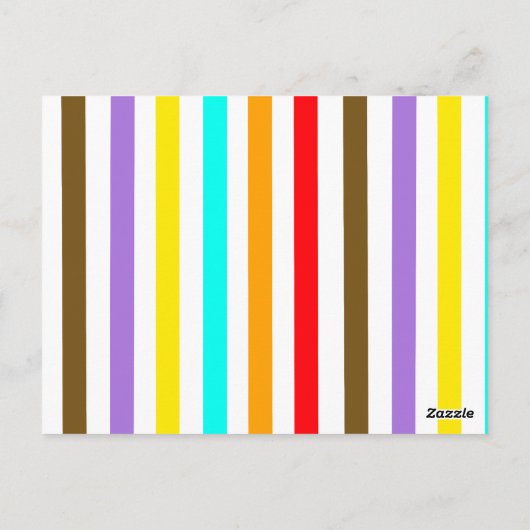 アイスクリームバースデーパーティー招待状 ポストカード (裏面)