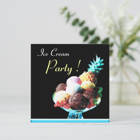 アイスクリームバースデーパーティー2 招待状 (スタンド正面)