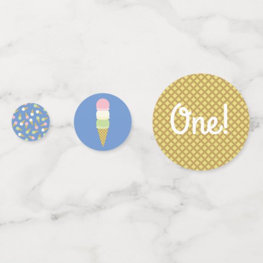 アイスクリームバースデーパーティー コンフェッティ (裏面)