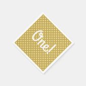 アイスクリームバースデーパーティー スタンダードカクテルナプキン (角)