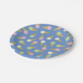 アイスクリームバースデーパーティー ペーパープレート (アングル)