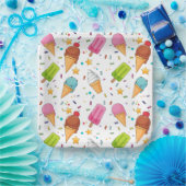 アイスクリームバースデーパーティー ペーパープレート (パーティー)