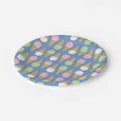 アイスクリームバースデーパーティー ペーパープレート (アングル)