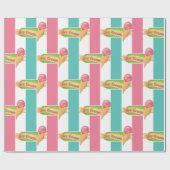 アイスクリームバースデーパーティー ラッピングペーパー (フラット)