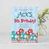 アイスクリームバースデーパーティー 招待状 (スタンド正面)