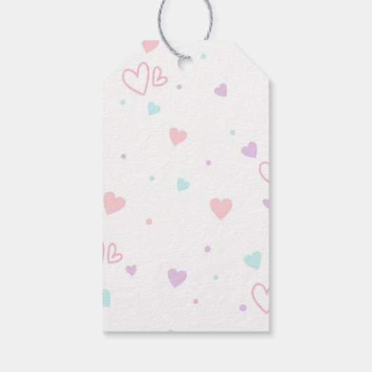 アイスクリームバースデーパ感謝していーティー ギフトタグ (裏面)