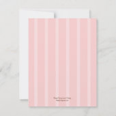 アイスクリームバーフラットサンキューカード-ピンク- サンキューカード (裏面)