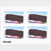 アイスクリームバー 長方形シール (シート)