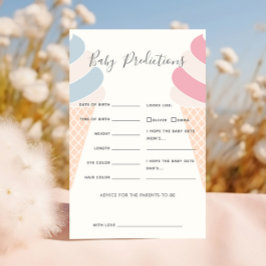 アイスクリームパステルジェンダーベビー予測