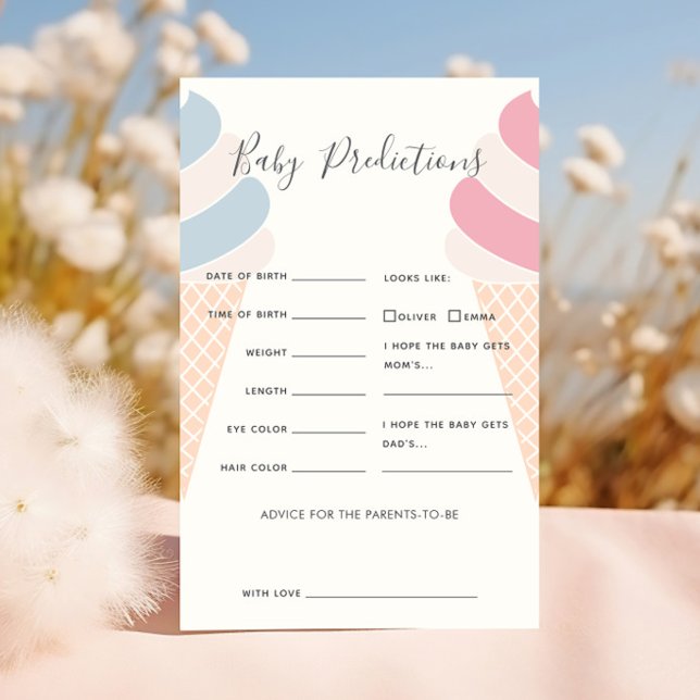 アイスクリームパステルジェンダーベビー予測 (クリエイターアップロード済み)