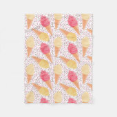 アイスクリームパターンフリースブランケット フリースブランケット (正面)