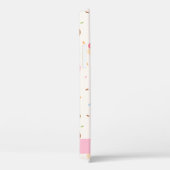 アイスクリームパターン、アイスクリームコーン、あなたの名前 Case-Mate iPhoneケース (裏面 / 右)