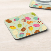 アイスクリームパターン コースター (左側)
