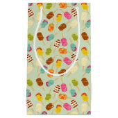 アイスクリームパターン スモールペーパーバッグ (正面)