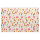 アイスクリームパターン ファブリック (ファットクウォーター)