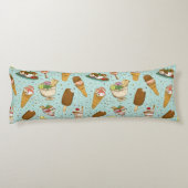 アイスクリームパターン ボディピロー (裏面)