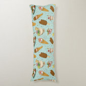 アイスクリームパターン ボディピロー (正面縦)