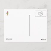 アイスクリームパターン ポストカード (裏面)