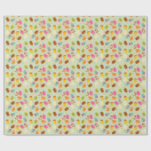 アイスクリームパターン ラッピングペーパー (フラット)