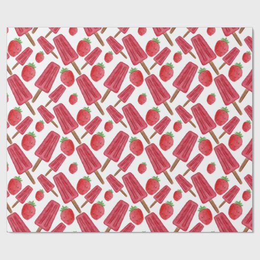 アイスクリームパターン |ロリーズパターン |棒つきキャンデー16 ラッピングペーパー (フラット)