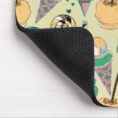 アイスクリームパターン |ロリーズパターン |棒つきキャンデー25 マウスパッド (コーナー)