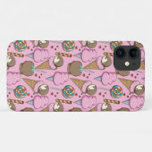 アイスクリームパターン |ロリーズパターン |棒つきキャンデー26 Case-Mate iPhoneケース (裏面(横))