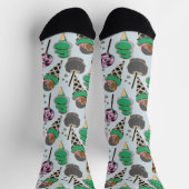 アイスクリームパターン |ロリーズパターン |棒つきキャンデー30 ソックス (上部)