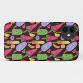 アイスクリームパターン |ロリーズパターン |棒つきキャンデー4 Case-Mate iPhoneケース (裏面(横))