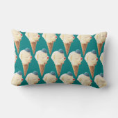 アイスクリームパピーパターン ランバークッション (裏面)