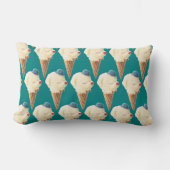 アイスクリームパピーパターン ランバークッション (正面)