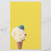 アイスクリームパピー – Sweet & Chill 便箋 (正面)