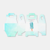 アイスクリームパーソナライズされた誕生日 フェイバーボックス (折り畳みなし)