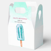 アイスクリームパーソナライズされた誕生日 フェイバーボックス (オープン)