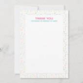 アイスクリームパーティーありがとうございます 招待状 (正面)