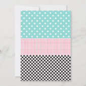 アイスクリームパーティーの誕生日の招待 招待状 (裏面)