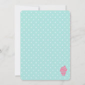 アイスクリームパーティーキッズサマー誕生祝い 招待状 (裏面)