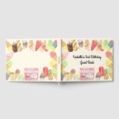 アイスクリームパーティーゲストブック ゲストブック (全面)