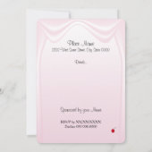 アイスクリームパーティーソーシャカスタムル招待状 招待状 (裏面)