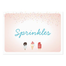 アイスクリームパーティーデザートビュッフェフードラベル