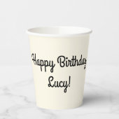 アイスクリームパーティーパーソナライズされた紙カップ 紙コップ (左)