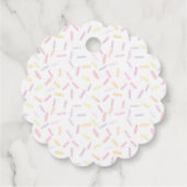 アイスクリームパーティーフェイバーラベル フェイバータグ (裏面)