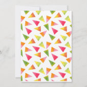 アイスクリームパーティーフレンズ赤ちゃんシャワー招待状 招待状 (裏面)