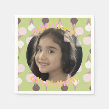 アイスクリームパーティー誕生日写真