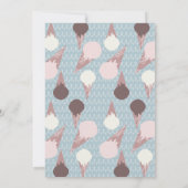 アイスクリームパーティー誕生日写真 招待状 (裏面)