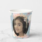 アイスクリームパーティー誕生日写真 紙コップ (正面)