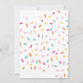 アイスクリームパーティー誕生日招待状 招待状 (裏面)