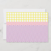 アイスクリームパーティー誕生日、アイスクリームソーシャルインビタット 招待状 (裏面)