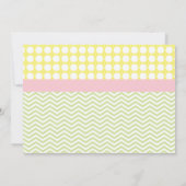 アイスクリームパーティー誕生日、アイスクリームソーシャル 招待状 (裏面)